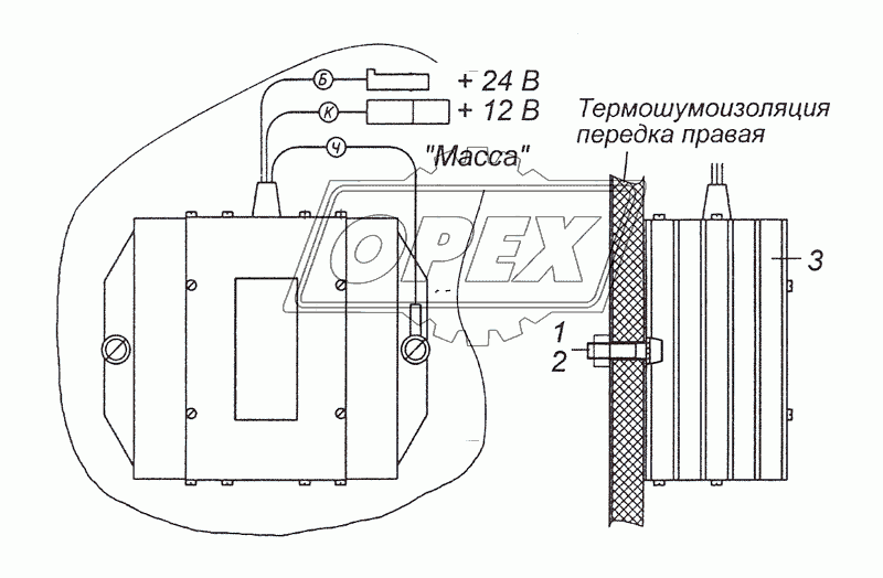 53215-3759001 Установка преобразователя напряжения